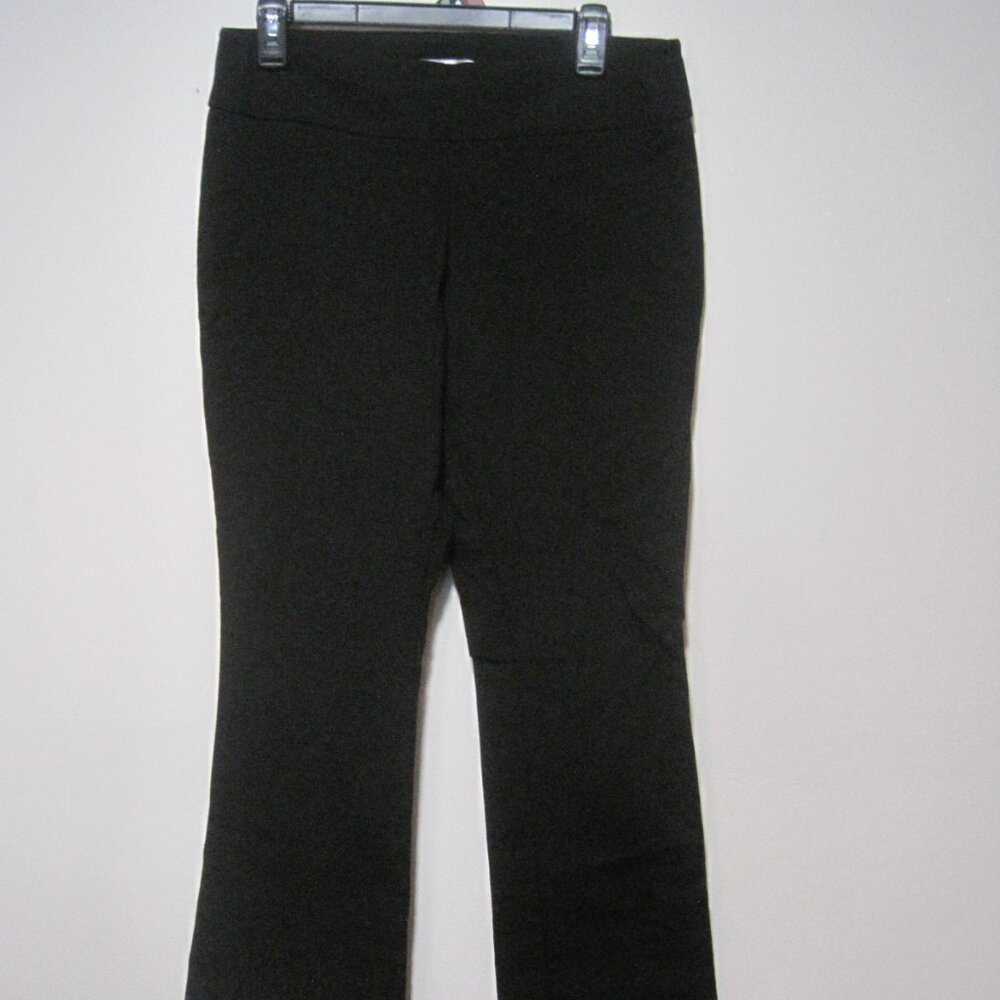 No Boundaries Pull On Flare Black Elastic Waist Pants Women's Large (yoga pants)